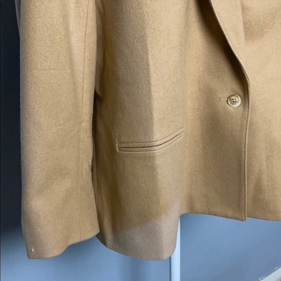 Vintage Koret Career Wool Tan Blazer - Picture 4 of 4